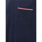 Thom Browne Blue Cotton T-Shirt Thom Browne