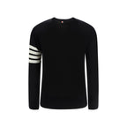 Thom Browne Black Wool Oves Aries Cardigan Thom Browne