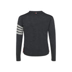 Thom Browne Gray Wool Oves Aries Cardigan Thom Browne