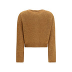 Forte_Forte Brown Silk Cardigan Forte_Forte