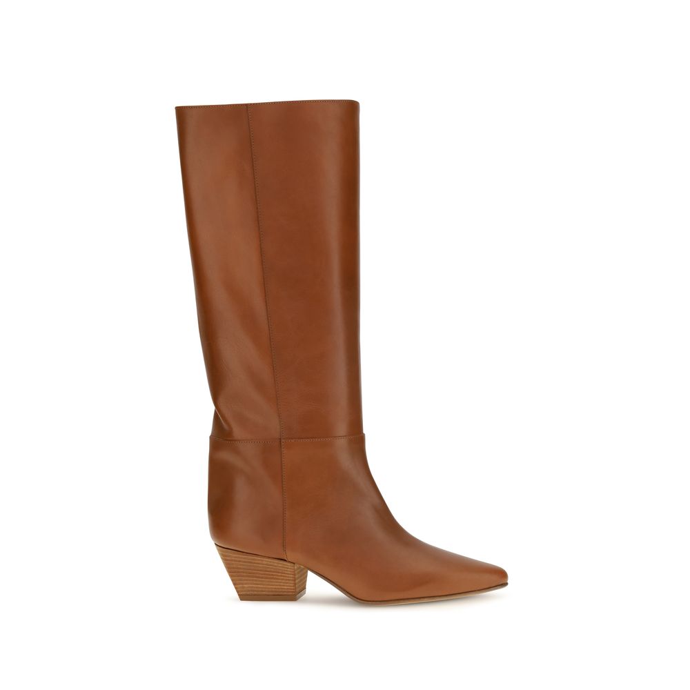 Forte_Forte Brown Calf Leather Bos Taurus Ankle Boots Forte_Forte