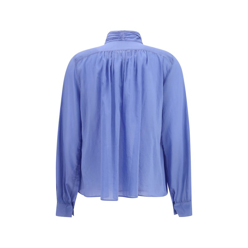 Forte_Forte Blue Cotton Blouse Forte_Forte