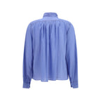 Forte_Forte Blue Cotton Blouse Forte_Forte