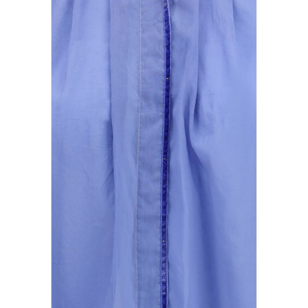 Forte_Forte Blue Cotton Blouse Forte_Forte