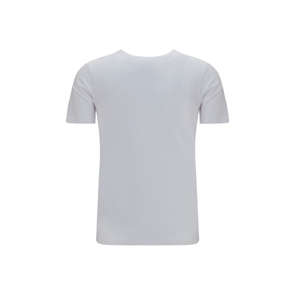 Maison Kitsuné White Cotton T-Shirt Maison Kitsuné