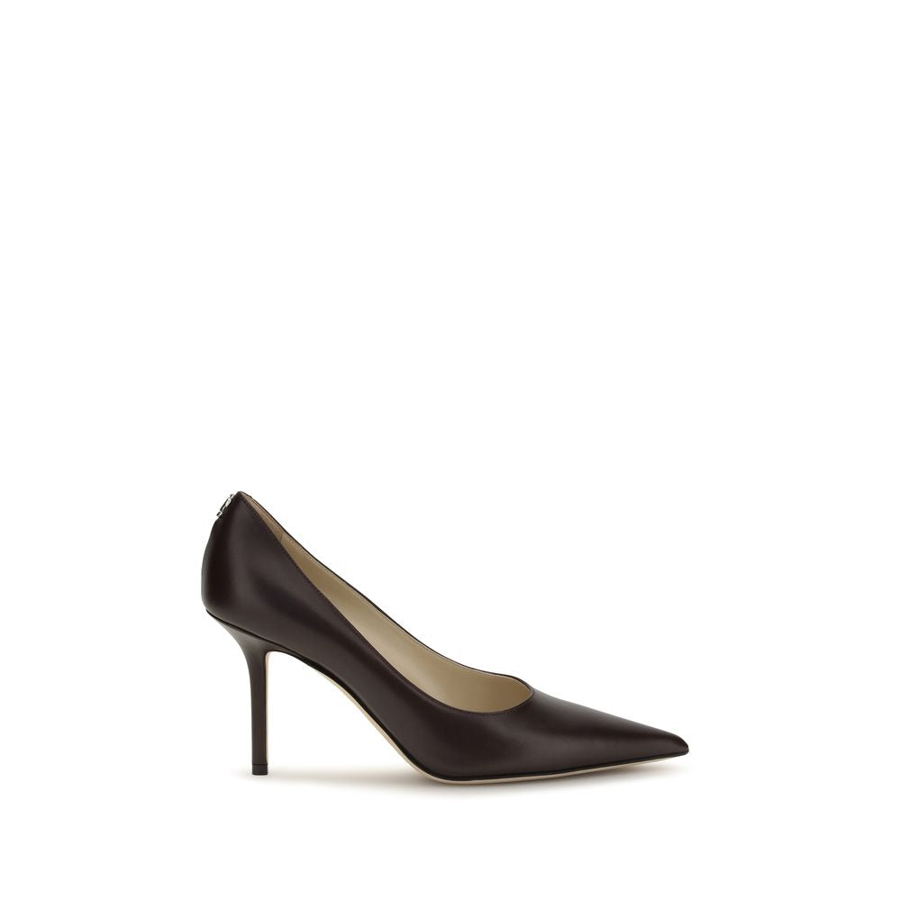 Jimmy Choo Brown Calf Leather Bos Taurus High Heel Pumps Jimmy Choo