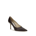 Jimmy Choo Brown Calf Leather Bos Taurus High Heel Pumps Jimmy Choo
