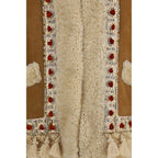 Valentino Garavani Beige Lamb Ovis Aries Aries Sleeveless Jacket