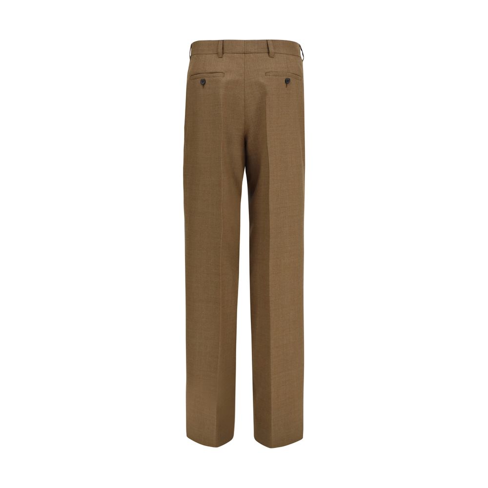 Prada Brown Wool Oves Aries Dress Pants