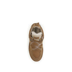 UGG Brown Leather Platform Sneakers