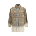 Burberry Beige Cotton Parka Burberry