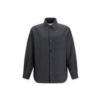 Valentino Garavani Gray Polyester Full-Length Jacket