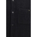 Valentino Garavani Black Cotton Full-Length Jacket