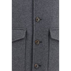 Valentino Garavani Gray Wool Oves Aries Jacket