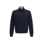 Dolce & Gabbana Blue Polyamide Full-Length Jacket