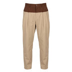 Trussardi Jeans Beige Cotton Mens Pants