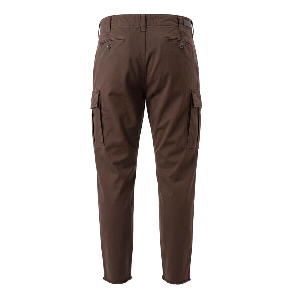 Trussardi Jeans Brown Cotton Men Pant