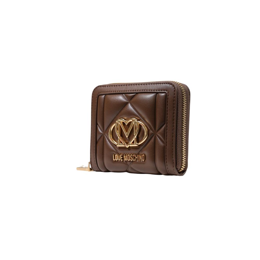 Love Moschino Brown Polyethylene Wallet - Eljoys Fashion 