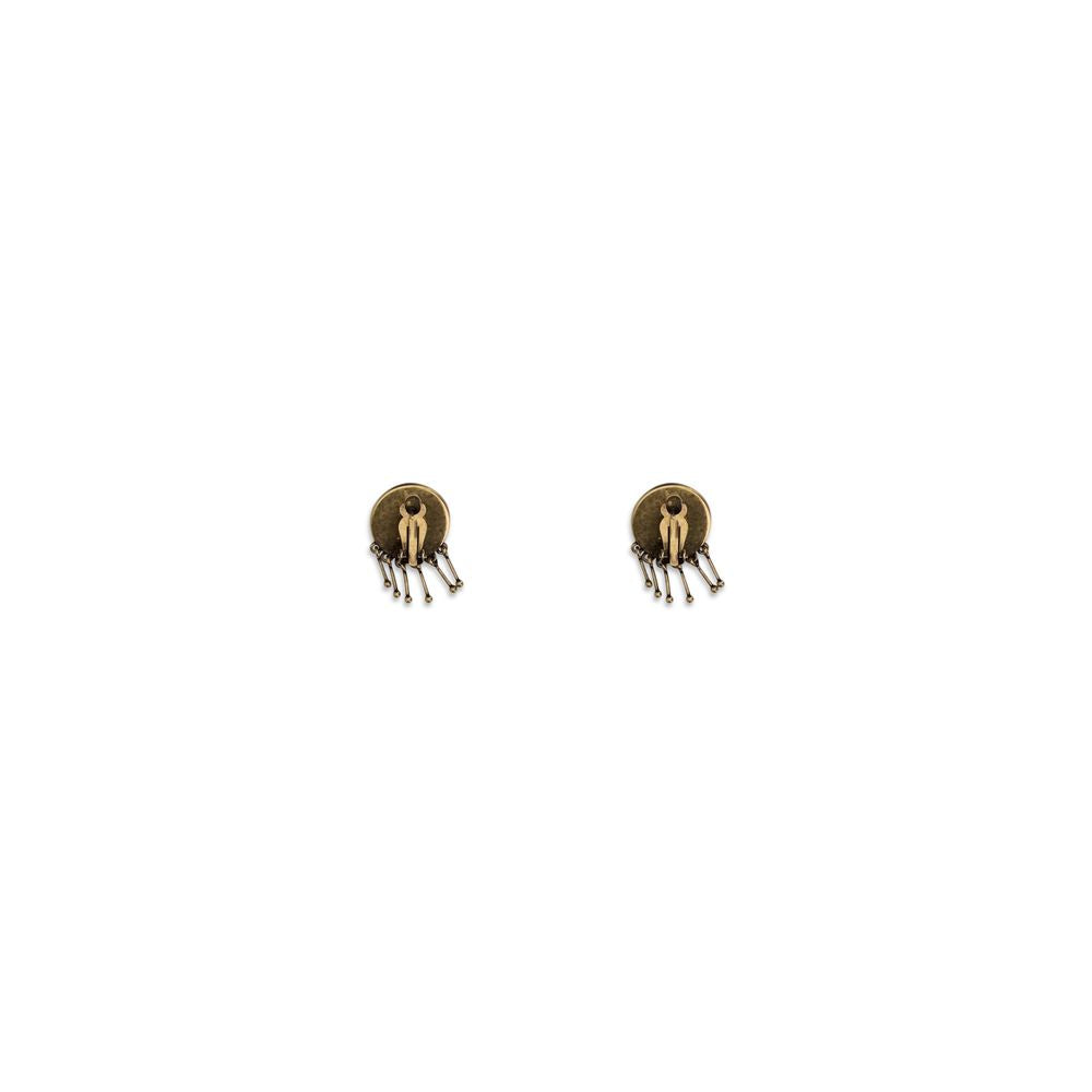 Versace Gold Brass Earrings Versace