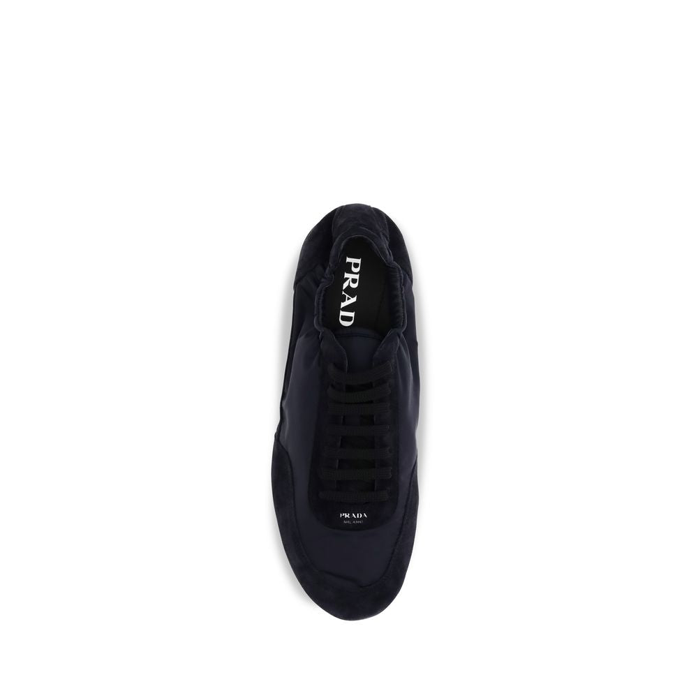 Prada Blue Rubber Athletic Sneakers Prada