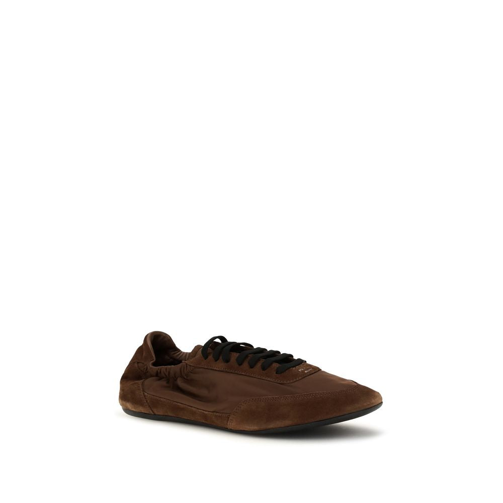 Prada Brown Rubber Athletic Sneakers Prada