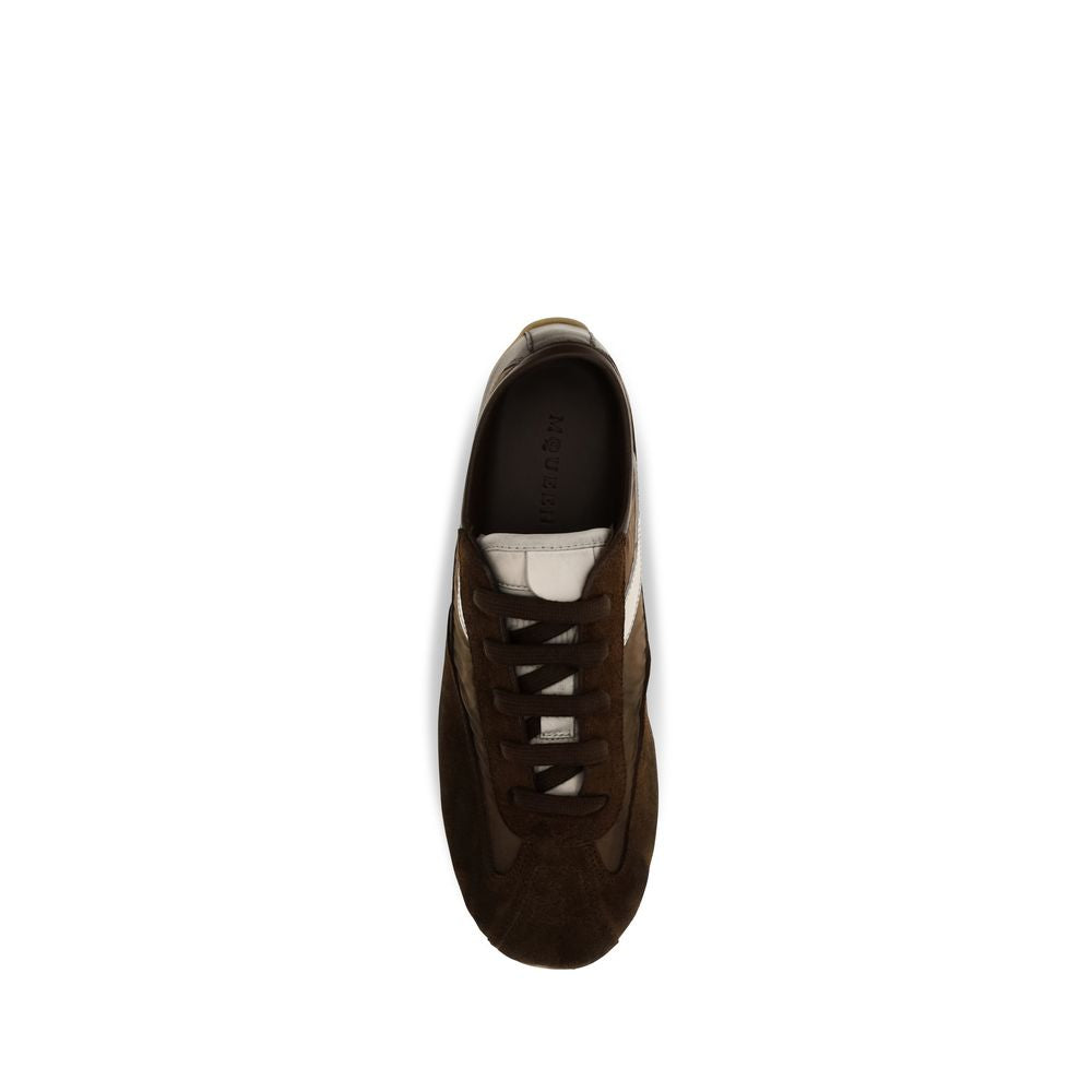 Alexander McQueen Brown Suede Leather Athletic Sneakers Alexander McQueen