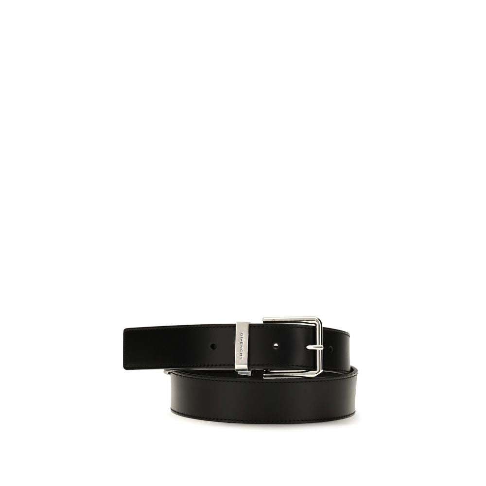 Givenchy Black Calf Leather Bos Taurus Regular Belt Givenchy