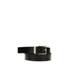 Givenchy Black Calf Leather Bos Taurus Regular Belt Givenchy