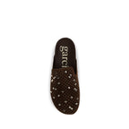 Pedro García Brown Calf Leather Bos Taurus Mules Pedro García