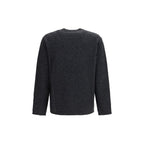 Golden Goose Gray Wool Oves Aries Sweatshirt Golden Goose