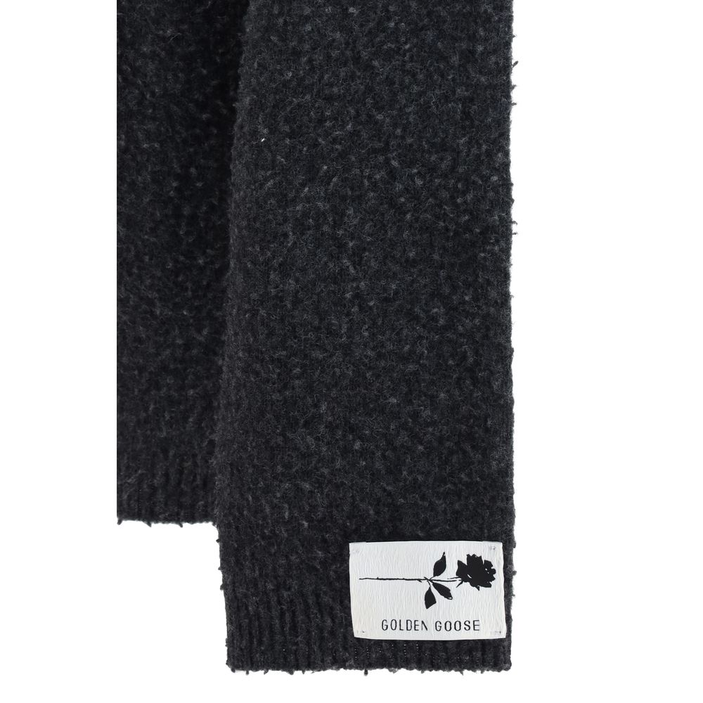 Golden Goose Gray Wool Oves Aries Sweatshirt Golden Goose