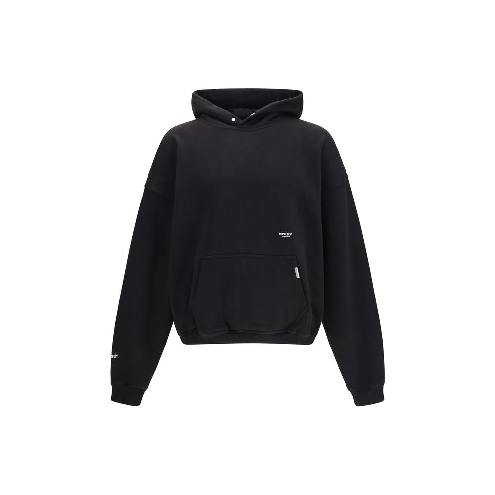 Represent Black Cotton Sweatshirt Represent
