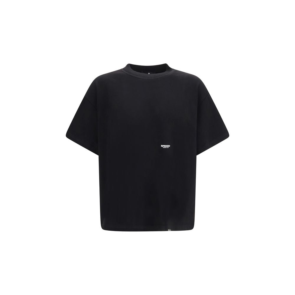 Represent Black Cotton T-Shirt Represent