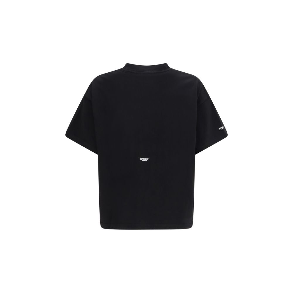 Represent Black Cotton T-Shirt Represent