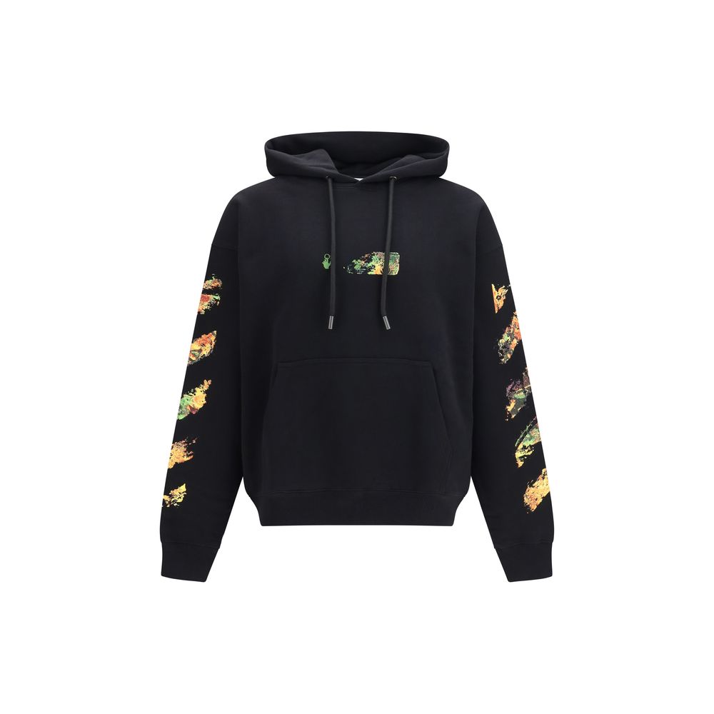 Off-White Black Cotton Sweatshirt Off-White