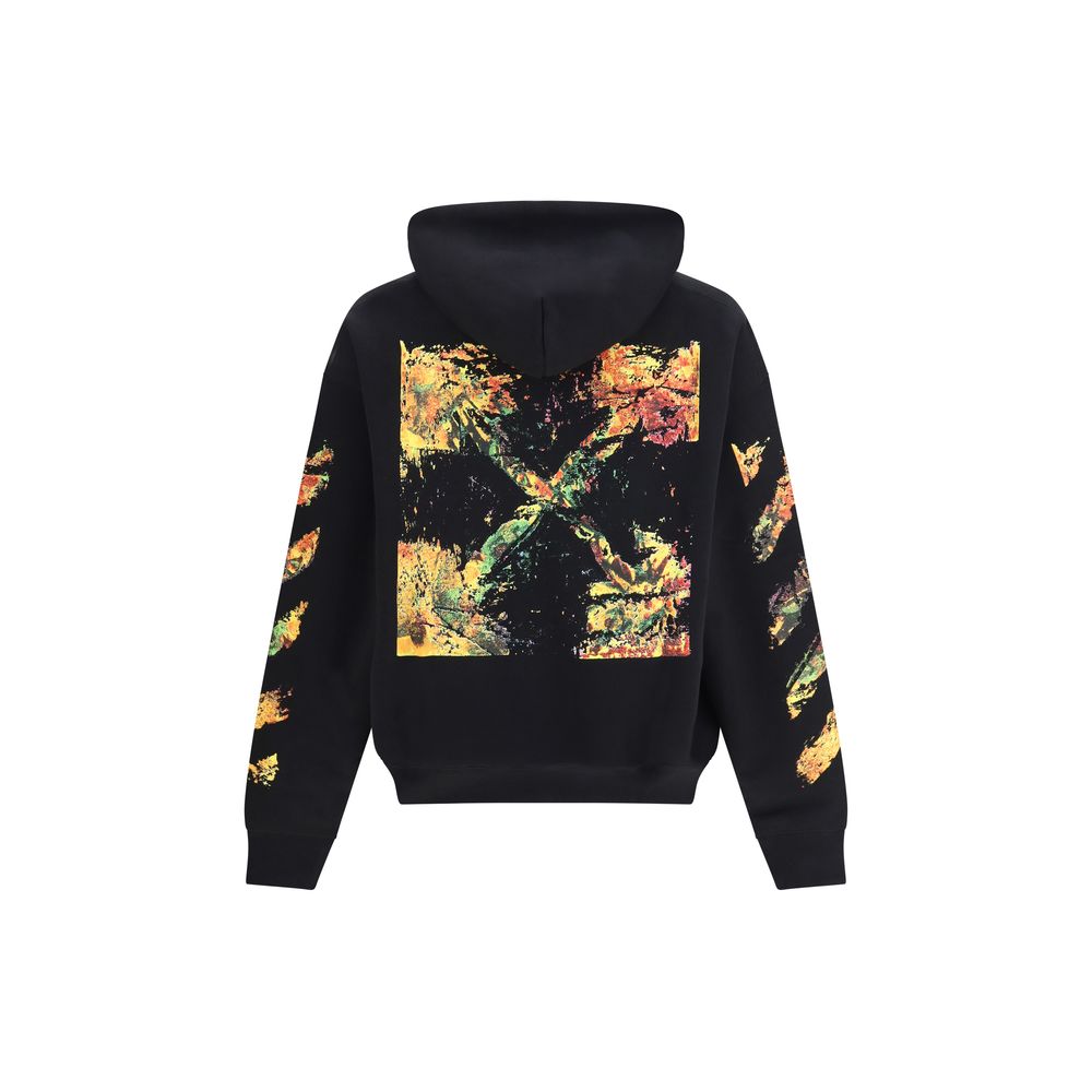 Off-White Black Cotton Sweatshirt Off-White
