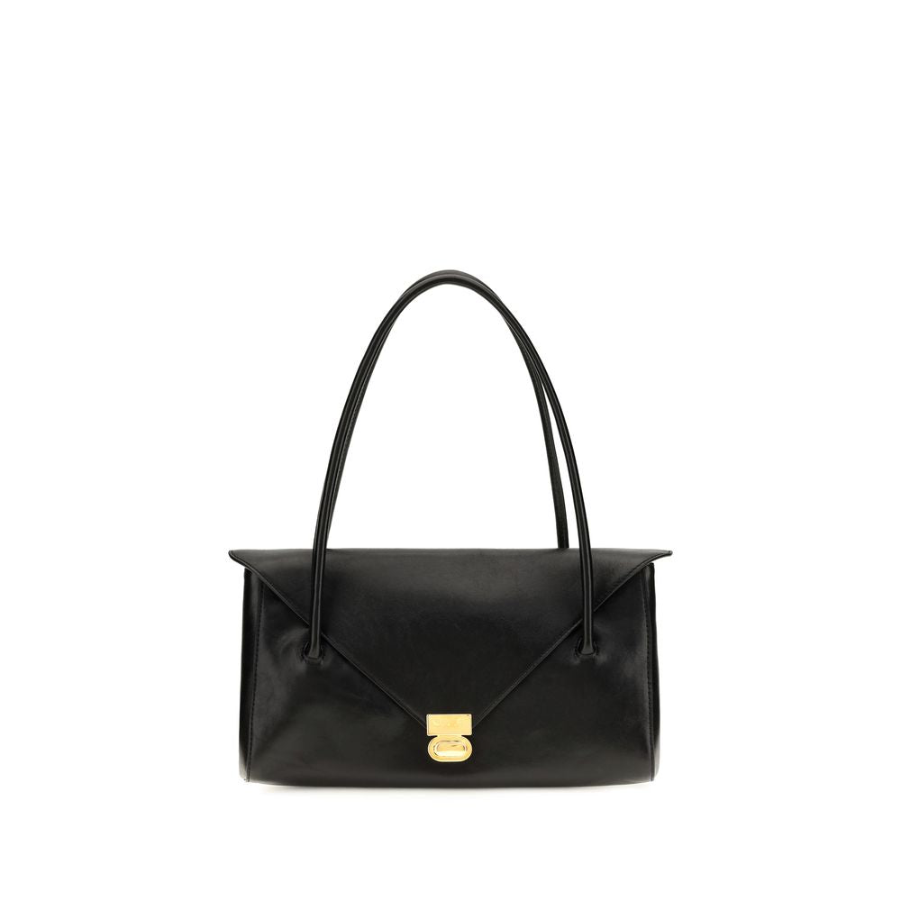 Marni Black Calf Leather Bos Taurus Shoulder Bag Marni