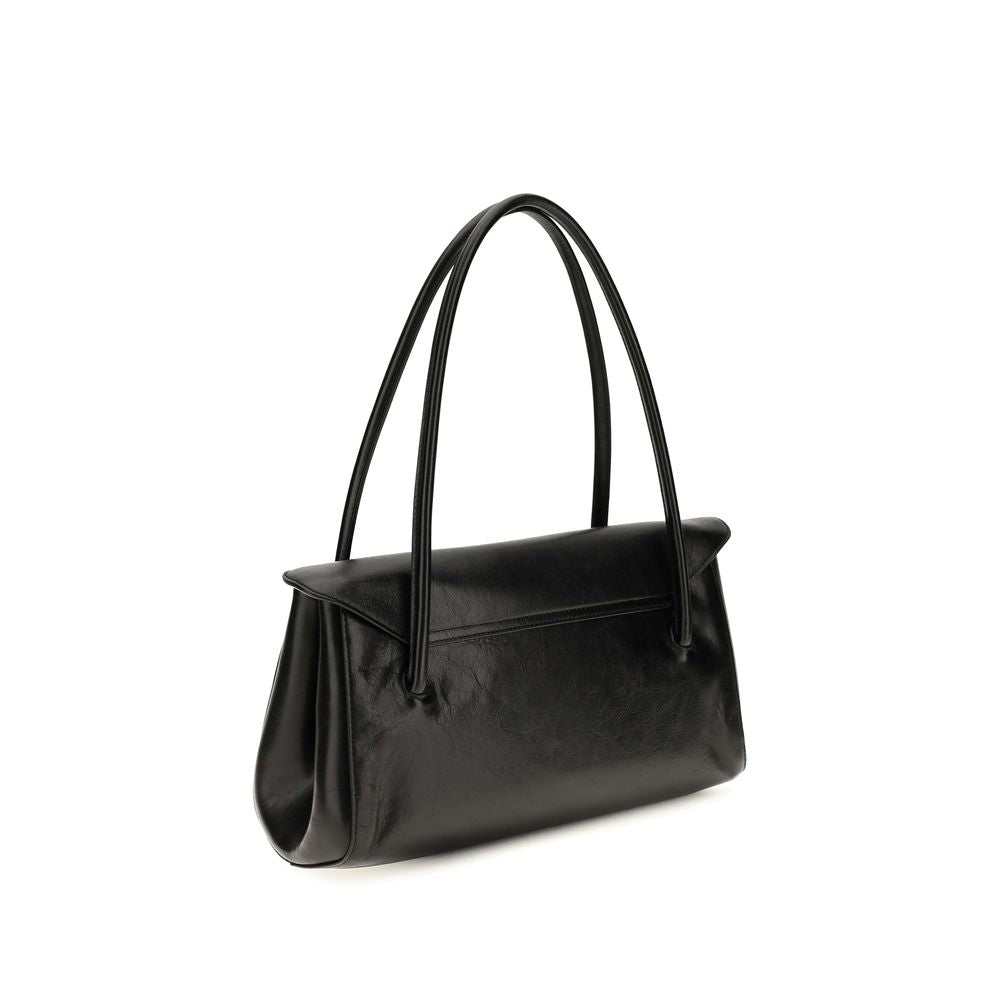 Marni Black Calf Leather Bos Taurus Shoulder Bag Marni