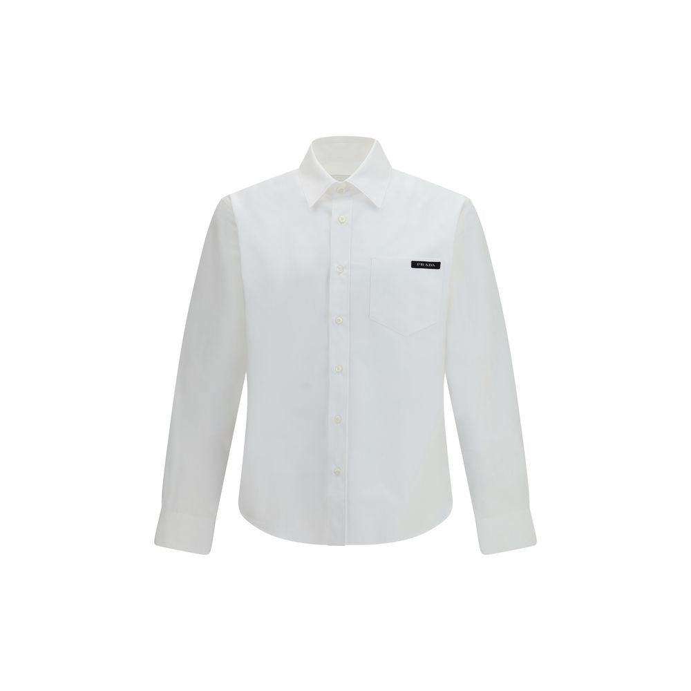 Prada White Cotton Dress Shirt Prada