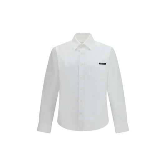 Prada White Cotton Dress Shirt Prada