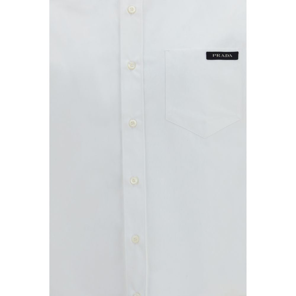 Prada White Cotton Dress Shirt Prada