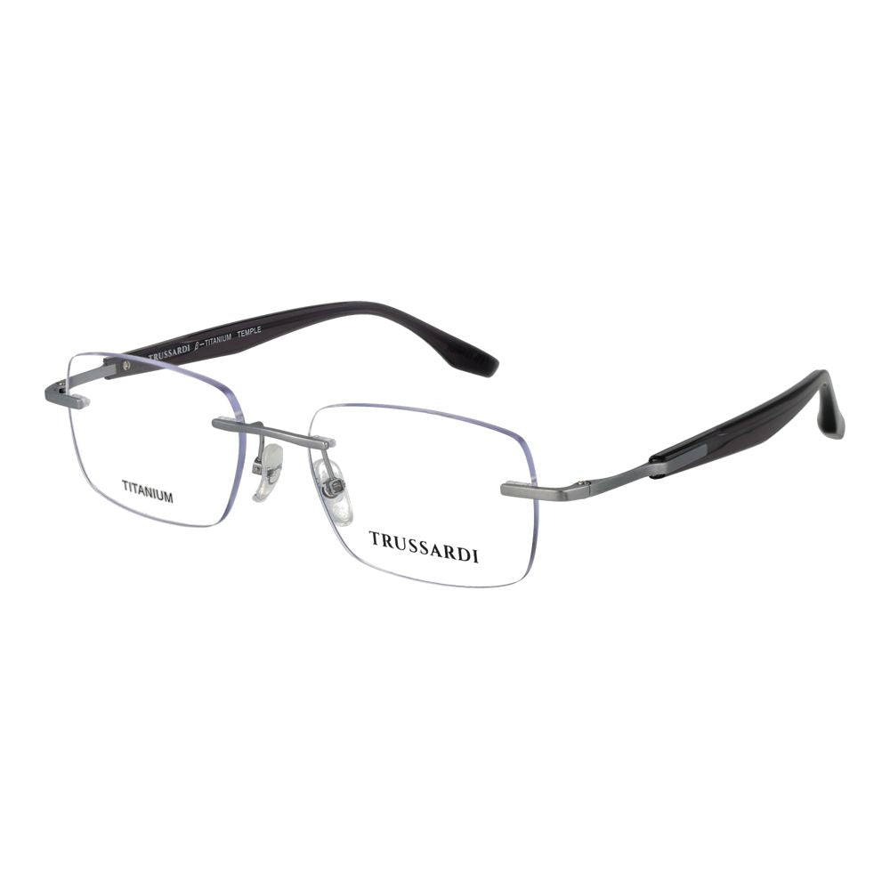 Trussardi Silver Titanium Glasses Frames