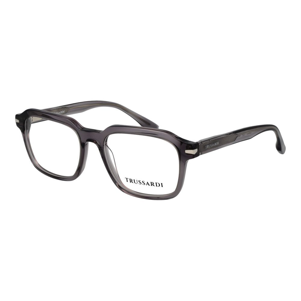 Trussardi Gray Acetate Glasses Frames