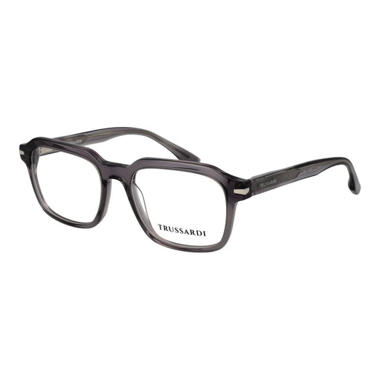 Trussardi Gray Acetate Glasses Frames