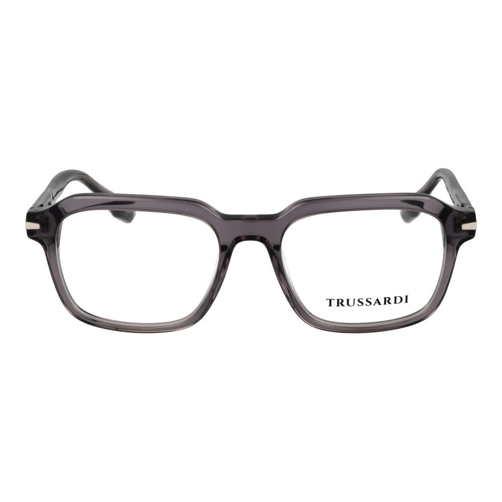 Trussardi Gray Acetate Glasses Frames