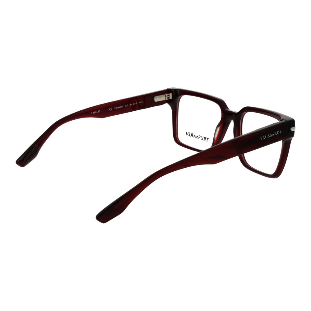 Trussardi Burgundy Acetate Glasses Frames