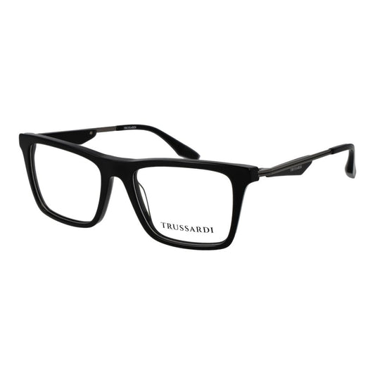 Trussardi Black Acetate Glasses Frames