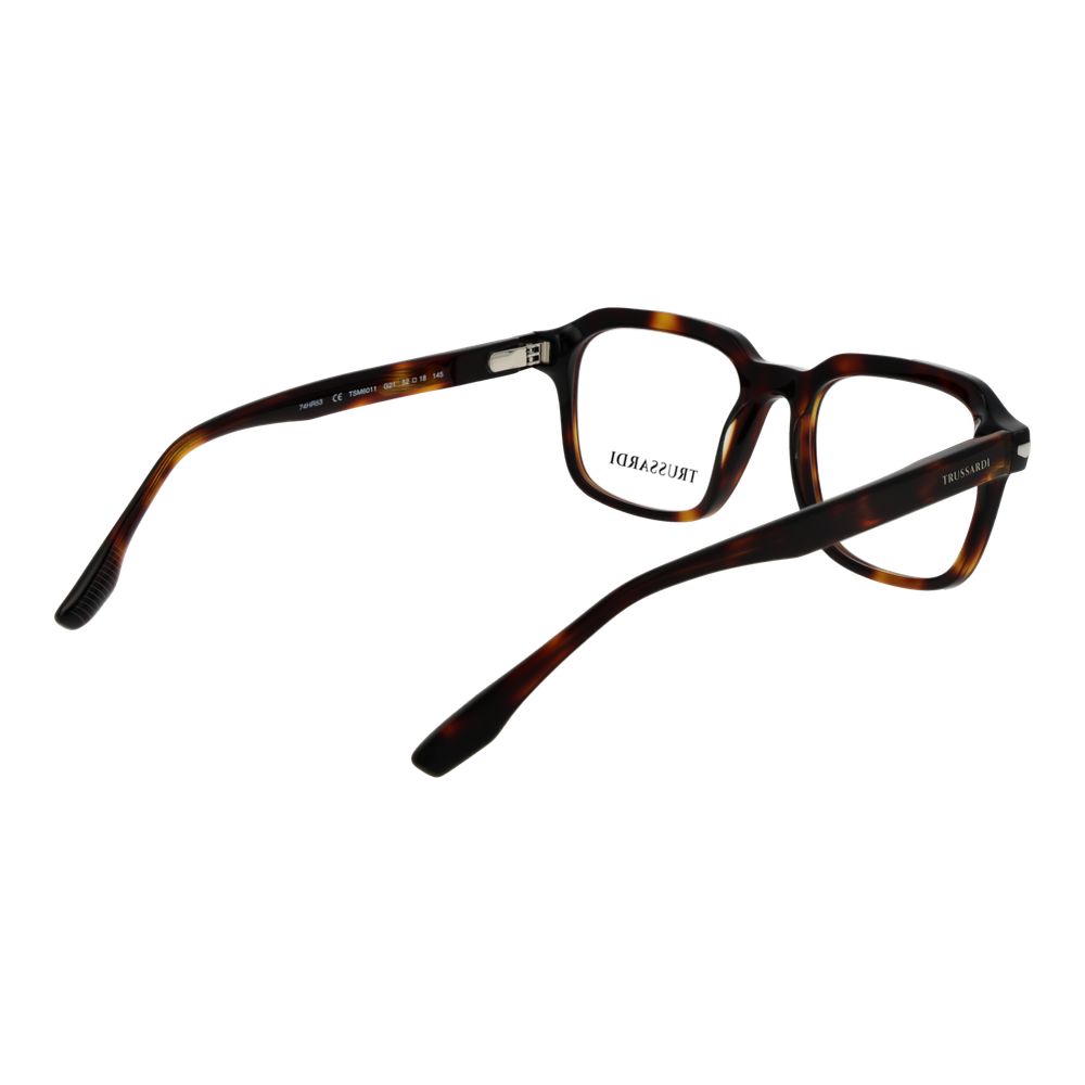 Trussardi Brown Acetate Glasses Frames