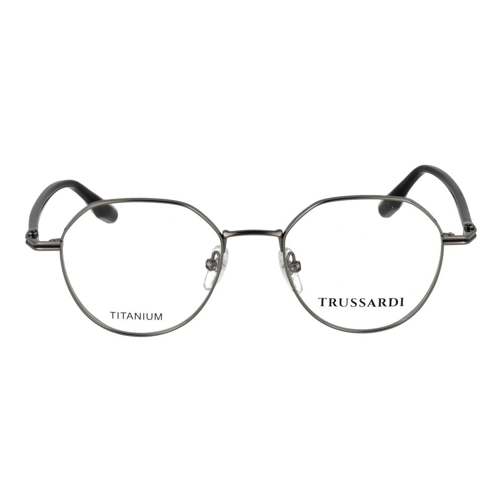 Trussardi Gray Titanium Glasses Frames