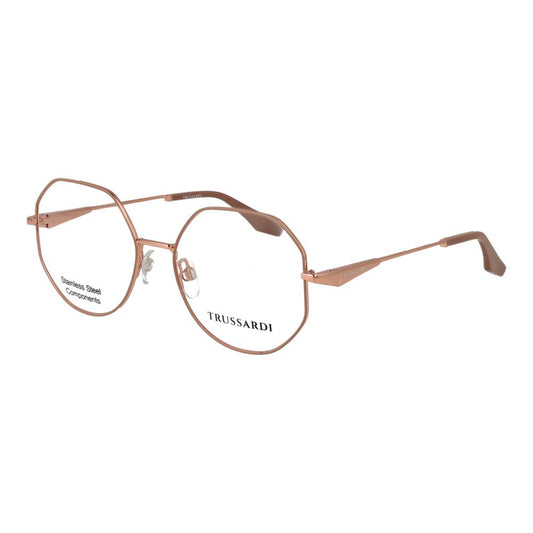 Trussardi Pink Stainless Steel Glasses Frames